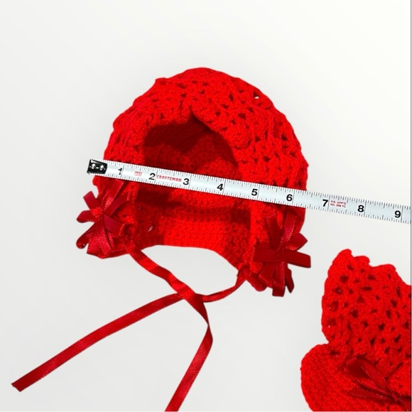 Handmade Red Sweater Set - Picture 13 of 16